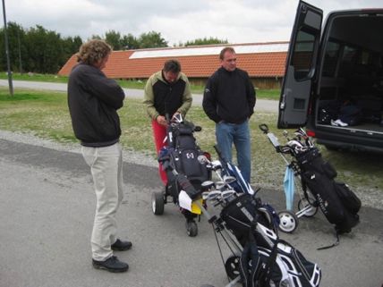 Ankunft beim Golfclub Fürstenzell
