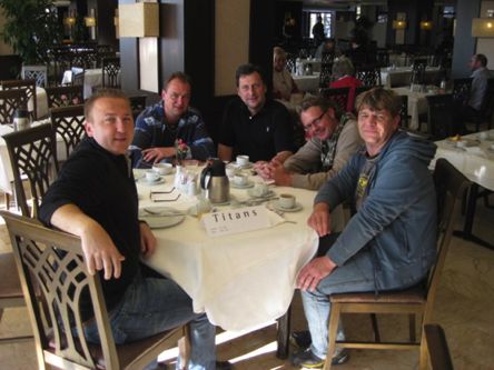 letztes Frühstück in Belek in 2012